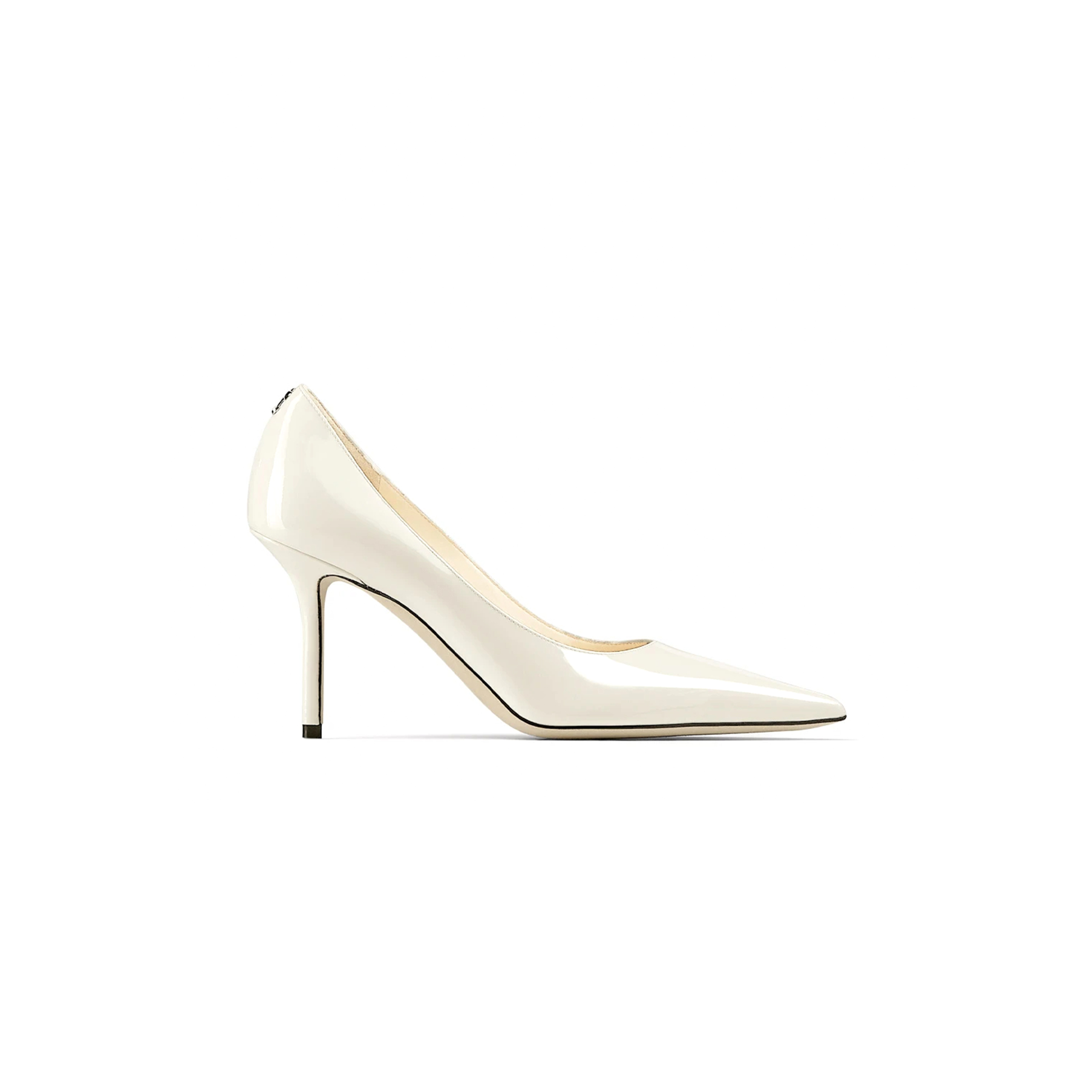 JIMMY CHOO LOVE 85 LATTE PATENT LEATHER PUMPS WITH JC EMBLEM LOVE85PWJ JIMMY CHOO LOVE 85 LATTE PATENT LEATHER PUMPS WITH JC EMBLEM LOVE85PWJ
